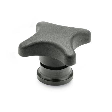 Otto Ganter Hand Knob with Increased Clamping Force, GN 6335.9